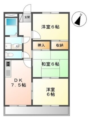 ロイヤルヒルズの物件間取画像